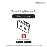 Предварительный просмотр 1 страницы Häfele Smart ZigBee switch User Manual