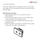 Предварительный просмотр 3 страницы Häfele Smart ZigBee switch User Manual