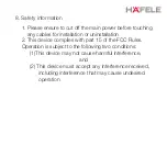 Предварительный просмотр 9 страницы Häfele Smart ZigBee switch User Manual