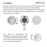 Предварительный просмотр 4 страницы Häfele Temperature & Humidity sensor User Manual