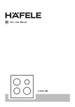 Preview for 1 page of Hafele 533.03.560 User Manual