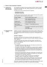 Preview for 17 page of Hafele DT 100 Operating Instructions Manual