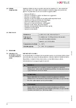 Preview for 62 page of Hafele DT 100 Operating Instructions Manual