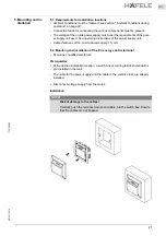 Предварительный просмотр 21 страницы Hafele EC Installation Instructions Manual