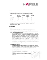 Preview for 5 page of Hafele HH-782GG Operating	 Instruction