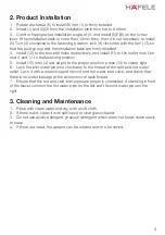 Preview for 3 page of Hafele HT21-CH1P254 Instruction Manual