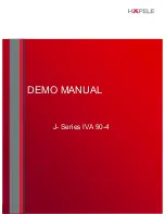 Предварительный просмотр 1 страницы Hafele J-series Demo Manual