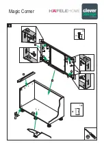 Preview for 5 page of Hafele MagicCorner Clever Storage Mounting Instructions