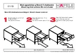 Preview for 1 page of Hafele Moovit drawer Mounting Instructions