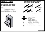 Hafele Opla' Folding 78.1700.25 F Assembly Instructions Manual предпросмотр