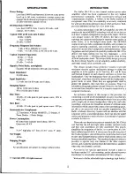 Предварительный просмотр 2 страницы Hafler DH-120 Operation And Assembly Instructions