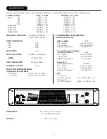 Предварительный просмотр 9 страницы Hafler GX2800 Owner'S Manual