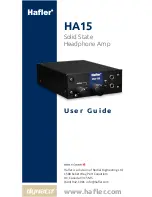 Hafler HA15 User Manual preview