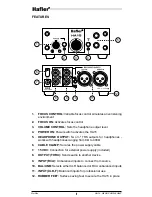 Предварительный просмотр 3 страницы Hafler HA15 User Manual