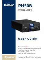 Предварительный просмотр 1 страницы Hafler PH50B User Manual