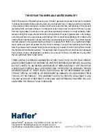 Предварительный просмотр 8 страницы Hafler PH50B User Manual