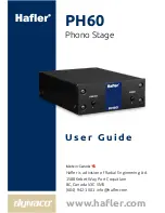 Hafler PH60 User Manual preview