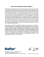 Preview for 8 page of Hafler PH60 User Manual