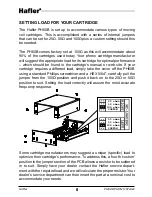 Предварительный просмотр 7 страницы Hafler PH60B User Manual