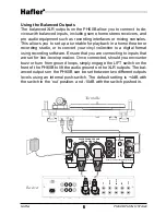 Предварительный просмотр 9 страницы Hafler PH60B User Manual