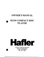 Hafler SE-150 Owner'S Manual preview