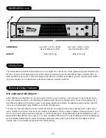 Предварительный просмотр 11 страницы Hafler SR2300 Owner'S Manual