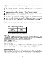 Preview for 24 page of Hafler Trans-nova TRM6 Installation And Operation Manual