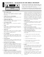 Preview for 4 page of Hafler Trans-nova TRM8.1 Installation & Operation Manual