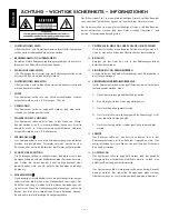 Preview for 6 page of Hafler Trans-nova TRM8.1 Installation & Operation Manual