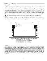 Предварительный просмотр 12 страницы Hafler TransNova P3000 Installation And Operation Manual