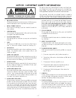 Preview for 3 page of Hafler TRM10.1 Installation & Operation Manual