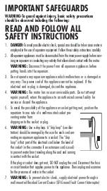 Preview for 2 page of Hagen ELITE JET-FLO 50 User Manual