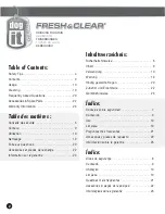 Предварительный просмотр 2 страницы Hagen Fresh&Clear User Manual