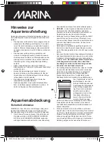 Preview for 4 page of Hagen Marina Instructions For Use Manual