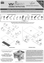 Hagen VIVEXOTIC Viva TORTOISE TABLE EXTENSION Assembly Instructions preview