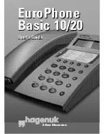 Preview for 1 page of HAGENUK EuroPhone Basic 10 User Manual