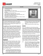 Preview for 1 page of hager 2903 Installation Instructions