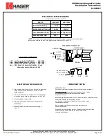 Preview for 2 page of hager 2951 Installation Instructions