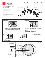 Preview for 1 page of hager 3221 Installation Instructions