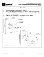 Предварительный просмотр 3 страницы hager 3400 Series Electrical Specifications & Supplemental Instructions