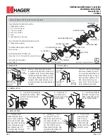 hager 3400 Series Installation Instructions Manual preview