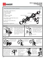 Preview for 1 page of hager 3500 Series Installation Instructions Manual