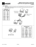 Preview for 4 page of hager 3800 Series Specifications And Instructions