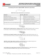 Preview for 3 page of hager 4600 Series Installation Instructions Manual