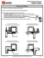 Preview for 4 page of hager 8300 Series Installation And Service Manual