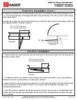 Preview for 8 page of hager 8300 Series Installation And Service Manual