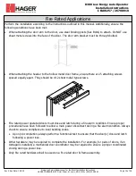 Preview for 14 page of hager 8300 Series Installation And Service Manual