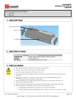 hager BODYMOUNT Installation Instructions Manual preview