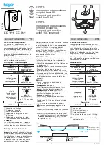 Preview for 1 page of hager EE701 User Instructions