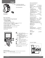 Preview for 3 page of hager EG203E User Instructions